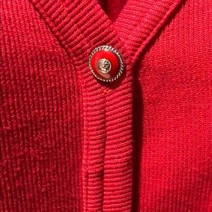 Red woman long dress